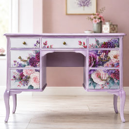 Papel De Seda Buquê de Jardim de Rosa Âmbar Decoupage