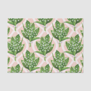 Papel De Seda Buquê de lilly das flores do vale a rosa