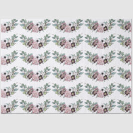 Papel De Seda Buquê Floral