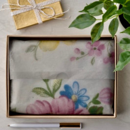 Papel De Seda Buquê Floral de Xícara de Chá
