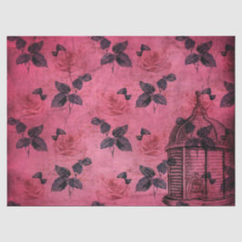 Papel De Seda Burgundy Bee Series Design 18