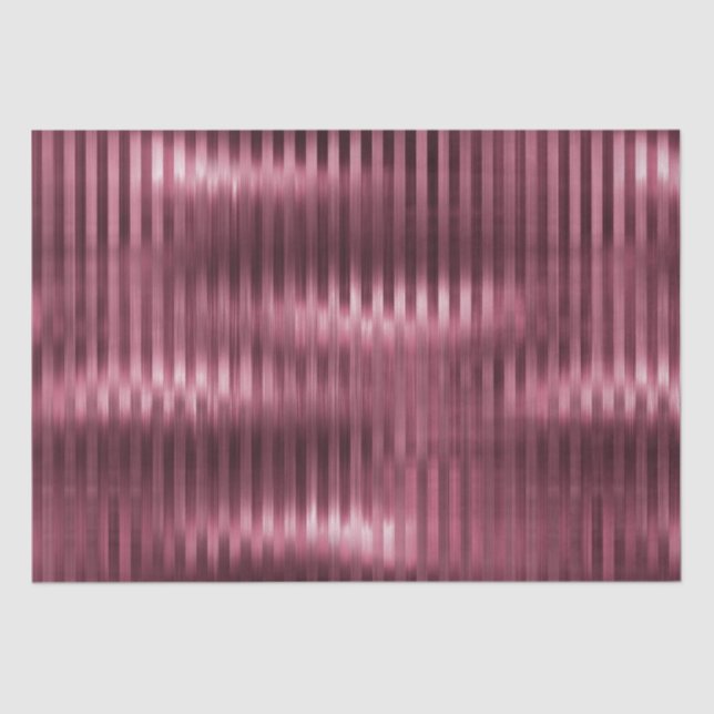 Papel De Seda Burgundy Red Glitzy Strips (Frente )