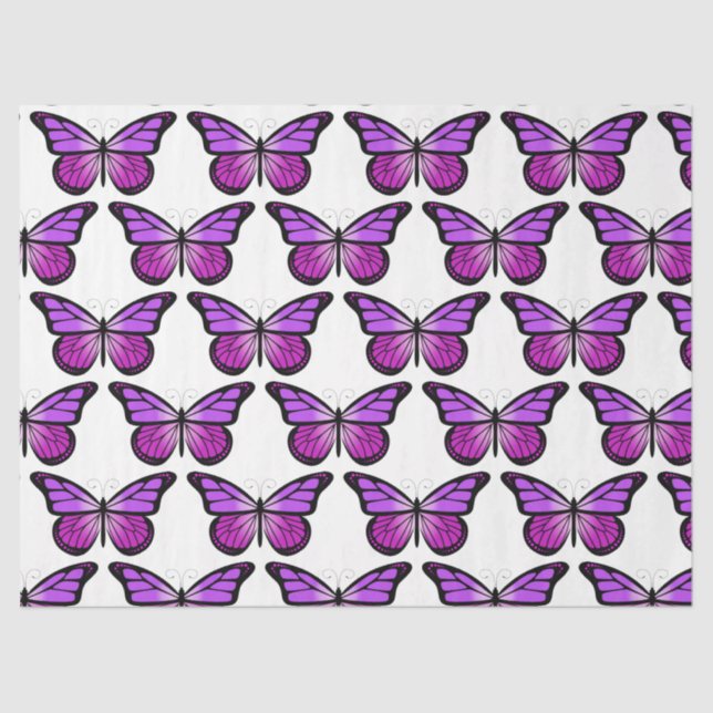 Papel De Seda Butterflies Series Design 11 (Frente )