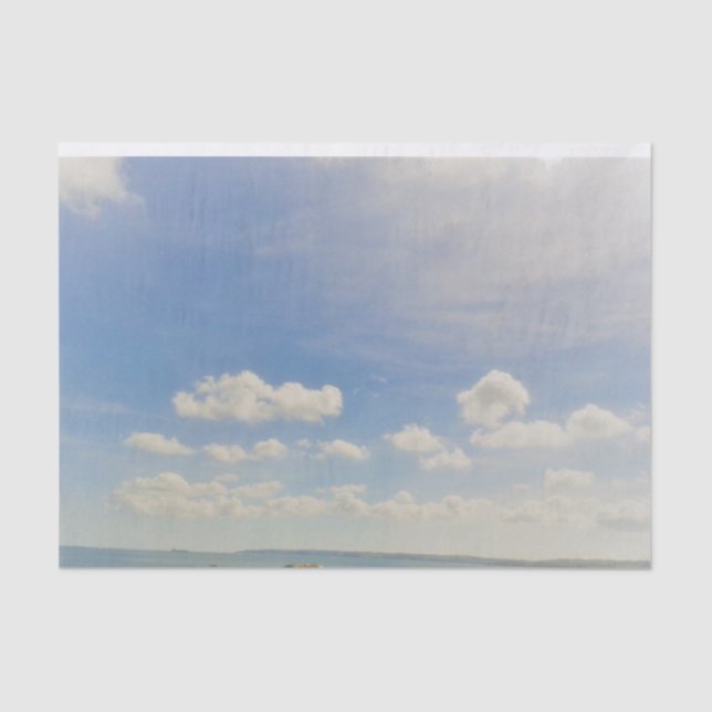 Papel De Seda Cabeça nas nuvens (Frente )