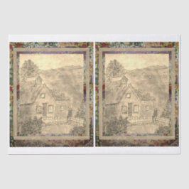 Papel De Seda Cabina no lago