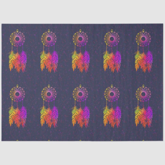 Papel De Seda caçador de sonhos - (Frente )