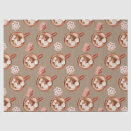 Papel De Seda Cacau E Biscoitos Russos Kraft