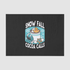 Papel De Seda Cacau quente e berço de inverno - Chamadas de Caca