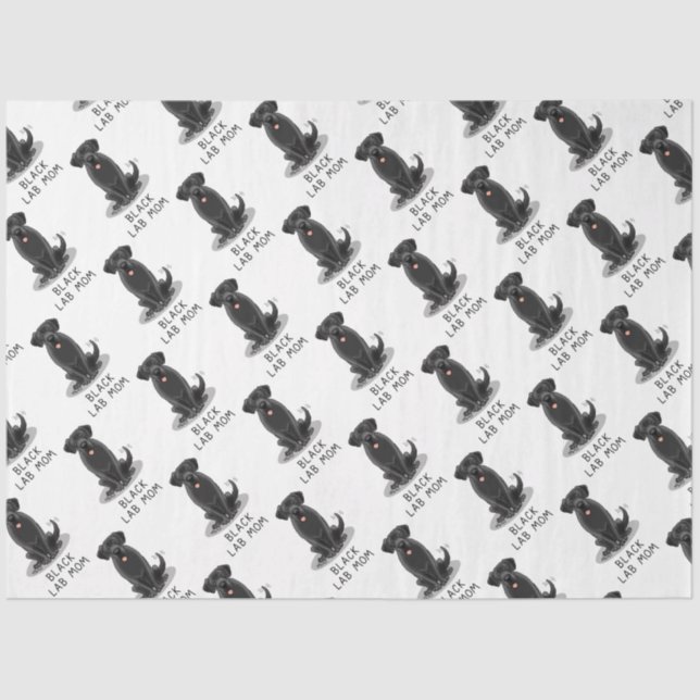 Papel De Seda Cachorro Bestial (Labrador Retriever Mãe) (Frente )