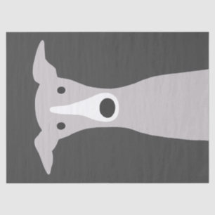 Papel De Seda Cachorro-branco, cachorro-grego italiano ou cãozin