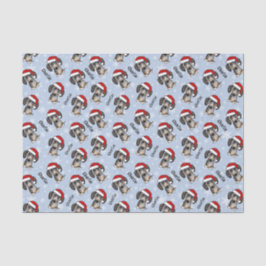 Papel De Seda Cachorro-Cachorro-de-Natal