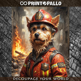Papel De Seda Cachorro da raça Yorkshire Terrier atuando como Bo