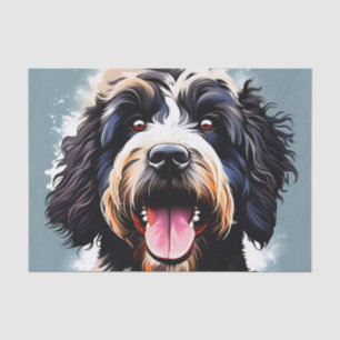 Papel De Seda Cachorro de Água em Português