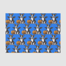 Papel De Seda Cachorro de Halloween