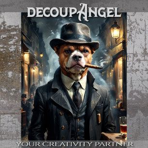 Papel De Seda Cachorro - Decoupage -