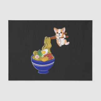 Papel De Seda Cachorro Ramen Corgi
