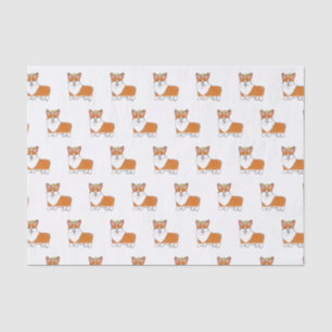 Papel De Seda Cachorro real com coroa