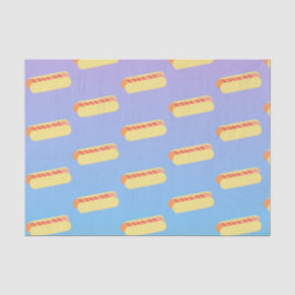 Papel De Seda Cachorros quentes do Pastel de Ombre