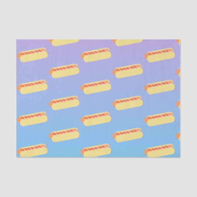 Papel De Seda Cachorros quentes do Pastel de Ombre (Frente )