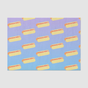 Papel De Seda Cachorros-quentes Ombre Pastel