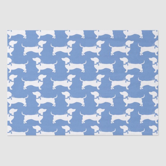 Papel De Seda Cachshund Wiener Dog Puppy (Frente )