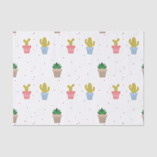 Papel De Seda Cacto bonito