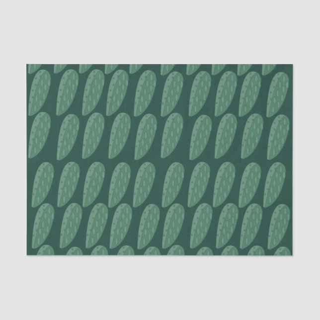 Papel De Seda Cacto Verde  (Frente )