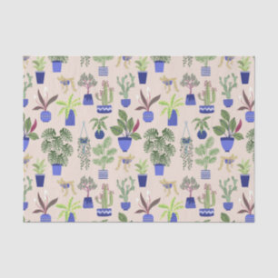 Papel De Seda Cactus Pattern Pink