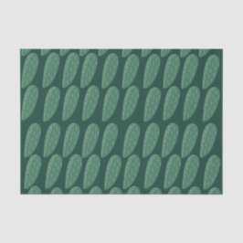 Papel De Seda Cactus Verde