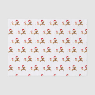 Papel De Seda CÃES EM Papéis de Papéis de Papagaio de Santa