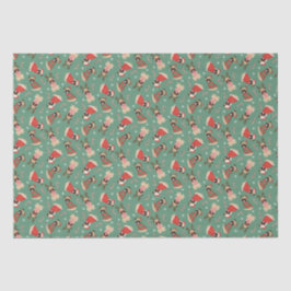 Papel De Seda Cães Pug felizes