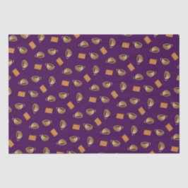 Papel De Seda Café e Biscoitos de Chocolate Comida roxa