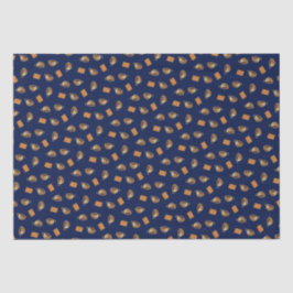 Papel De Seda Café e biscoitos de chocolate Marinho Comida azul