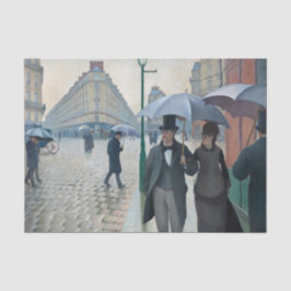 Papel De Seda Caillebotte Paris Street Rainy Day Painting