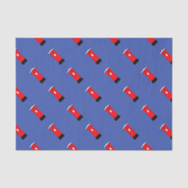 Papel De Seda Caixa Postal Santas