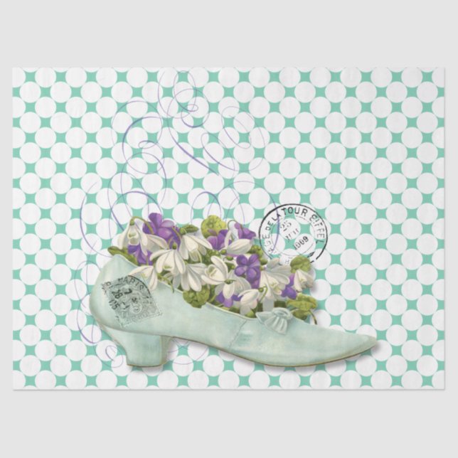 Papel De Seda calçado de Paris (Frente )