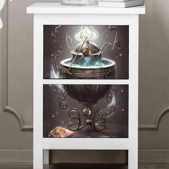 Papel De Seda Caldeirão brilhante mágico com livros ortográficos (Criador carregado)