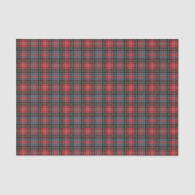 Papel De Seda Caledonia Modern Scottish Tartan (Frente )