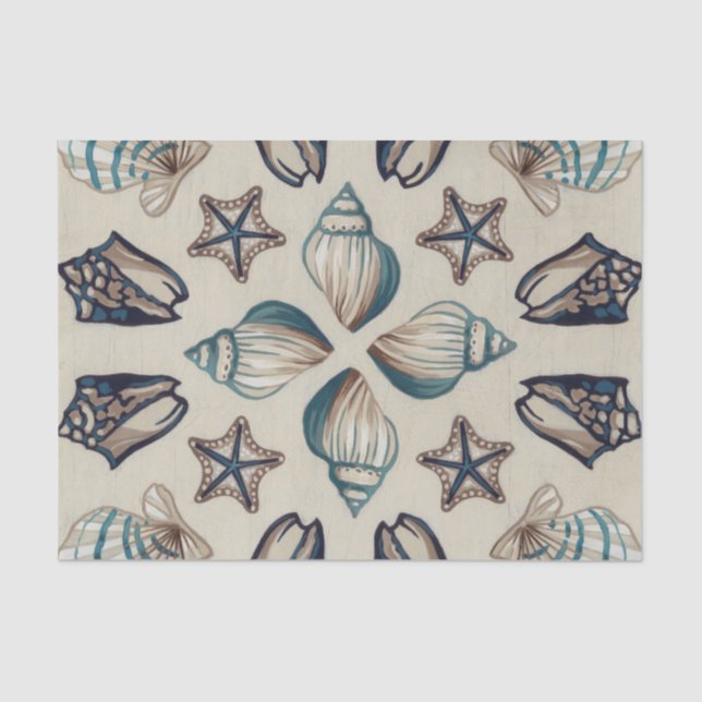 Papel De Seda Caleidoscópio Costeiro I (Frente )