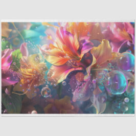 Papel De Seda Calla Lillie Branca Translúcida