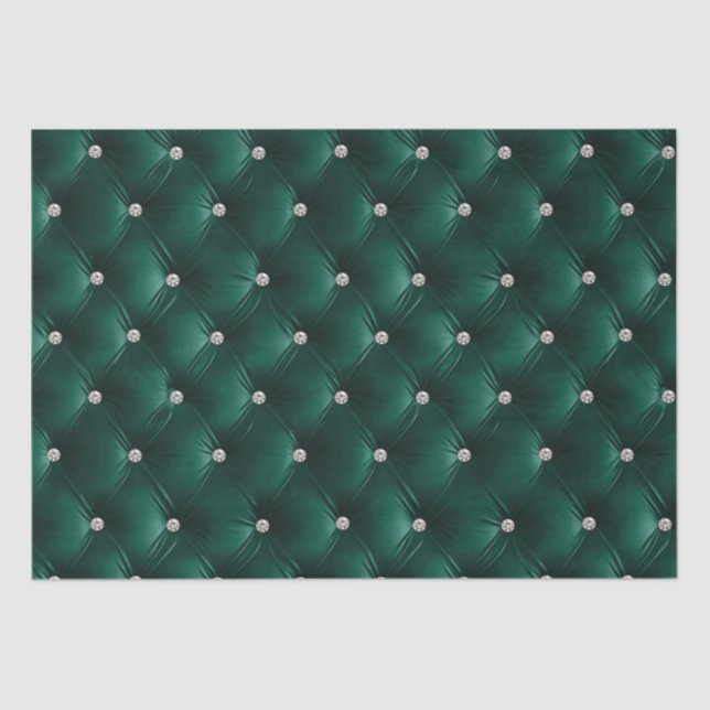 Papel De Seda Calor Verde Chic Velvet (Frente )