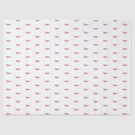 Papel De Seda Camarão cereja vermelho RCS