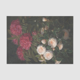 Papel De Seda Camellias E Rhododendrons, Decoupage