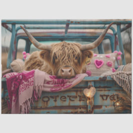 Papel De Seda Caminhão de Vintagem do Namorados de Descaptação