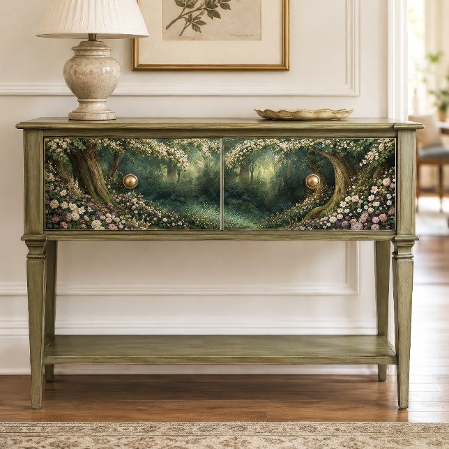 Papel De Seda Caminho Encantado da Floresta com Decoupage de Flo (Criador carregado)
