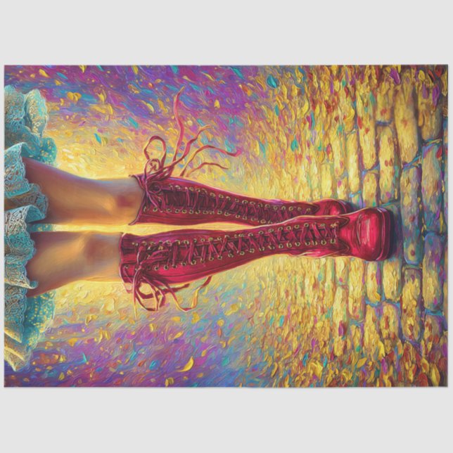 Papel De Seda Caminho Impressionante da Independência (Frente )