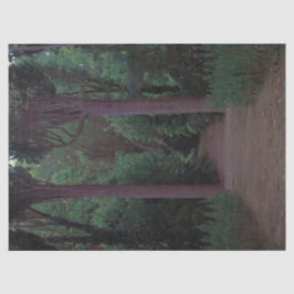 Papel De Seda Caminho num Parque (por Santiago Rusiñol)