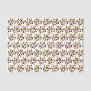 Papel De Seda Caminhos Felizes Campanha Caminhando Ao Exterior C