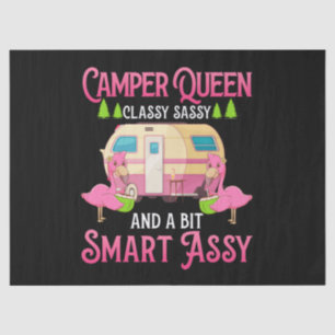 Papel De Seda Camper Queen Classy Sassy Smart Engraçadas Meninas