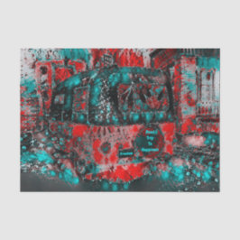 Papel De Seda Camper Retro Hippie Road Trip To Felicidade